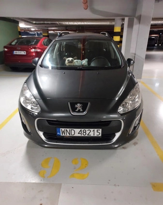 Peugeot 308 cena 15500 przebieg: 225000, rok produkcji 2012 z Warszawa małe 67